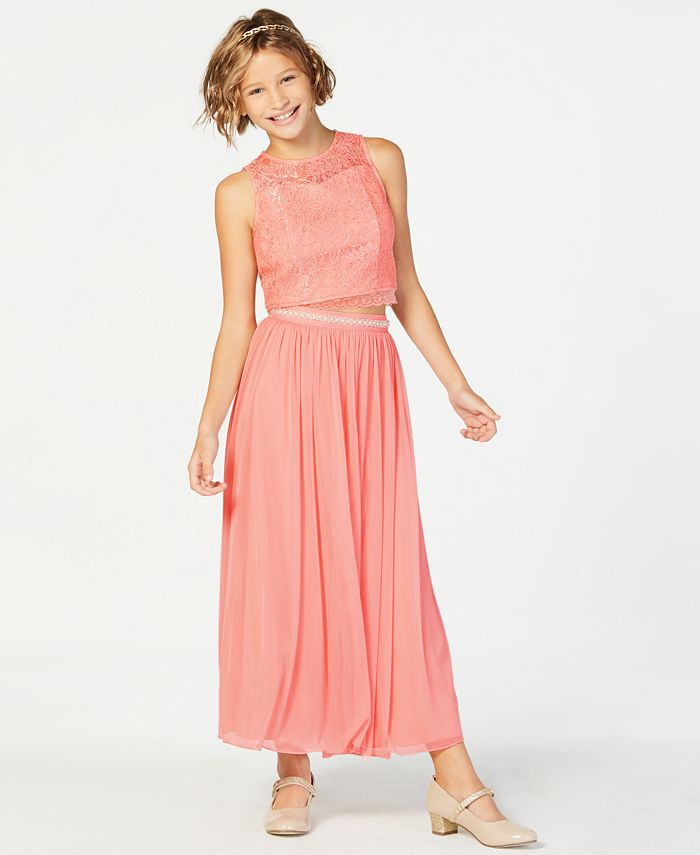 Sequin hearts hotsell two piece dress