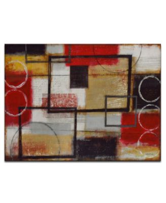 Ready2HangArt Excite Red Abstract Canvas Wall Art Collection - Macy's