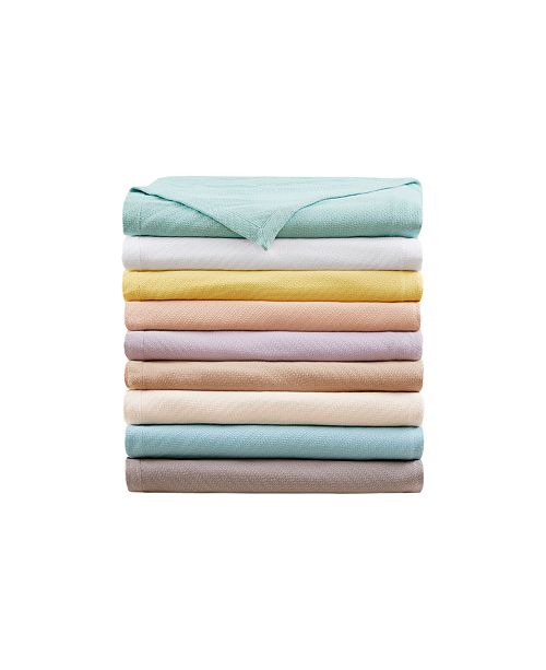 Madison Park Liquid Cotton Blanket & Reviews Blankets & Throws Bed