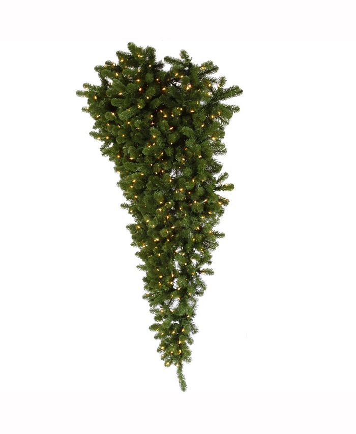 Vickerman 6 ft American Upside Down Artificial Christmas Half Tree With