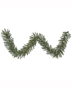 Vickerman 9 ft Durango Spruce Artificial Christmas Garland With 50 Warm White Led Lights