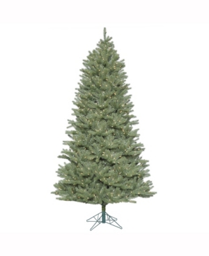 Vickerman 45 ft Colorado Spruce Slim Artificial Christmas Tree With 300 Warm White Led Lights