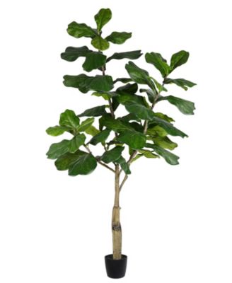 Vickerman - 6' Artificial Potted Fiddle Tree.