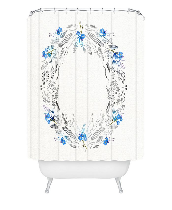 Deny Designs Iveta Abolina Dreamland Blue Shower Curtain Macy's