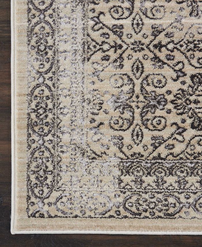 Kathy Ireland Home KI34 Silver Screen KI342 Gray 2'2" x 3'9" Area Rug