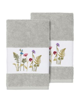Serenity 2-Pc. Embellished Hand Towel Set
