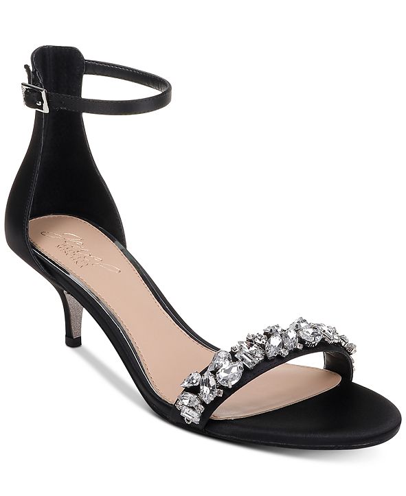 badgley mischka rhinestone heels