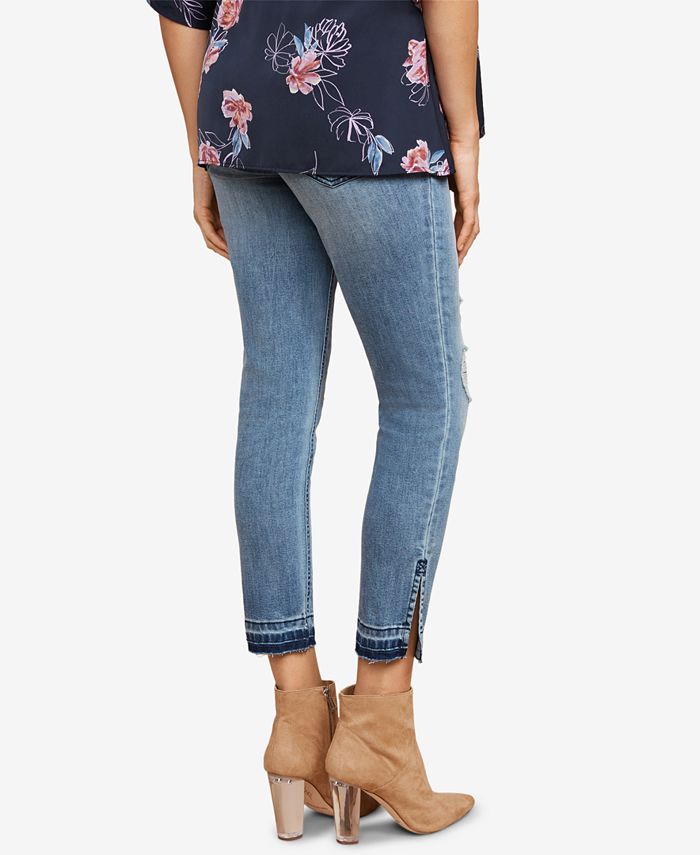 Jessica Simpson Maternity Cropped Jeans Macy's