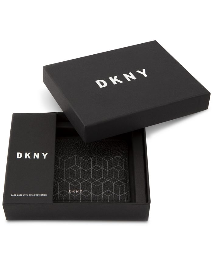 DKNY Men's Geometric Leather Card Case - Macy's