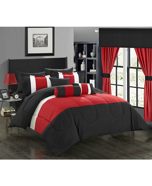 Chic Home Mackenzie 20 Pc Queen Comforter Set Reviews Bed In A