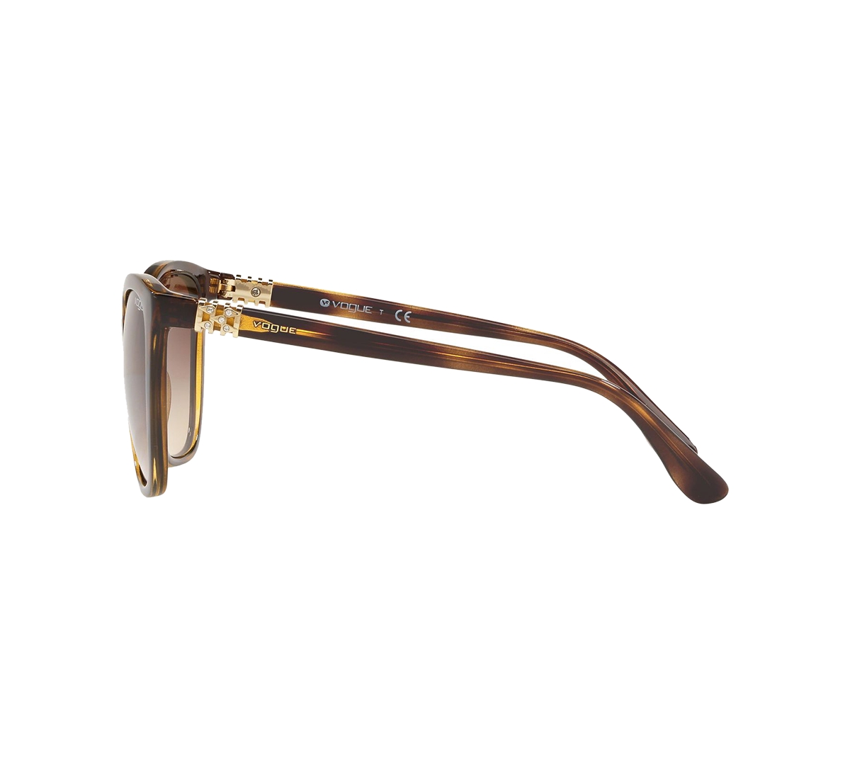 Vogue Eyewear Sunglasses, Vo5243sb 53 In Dark Havana,brown Gradient