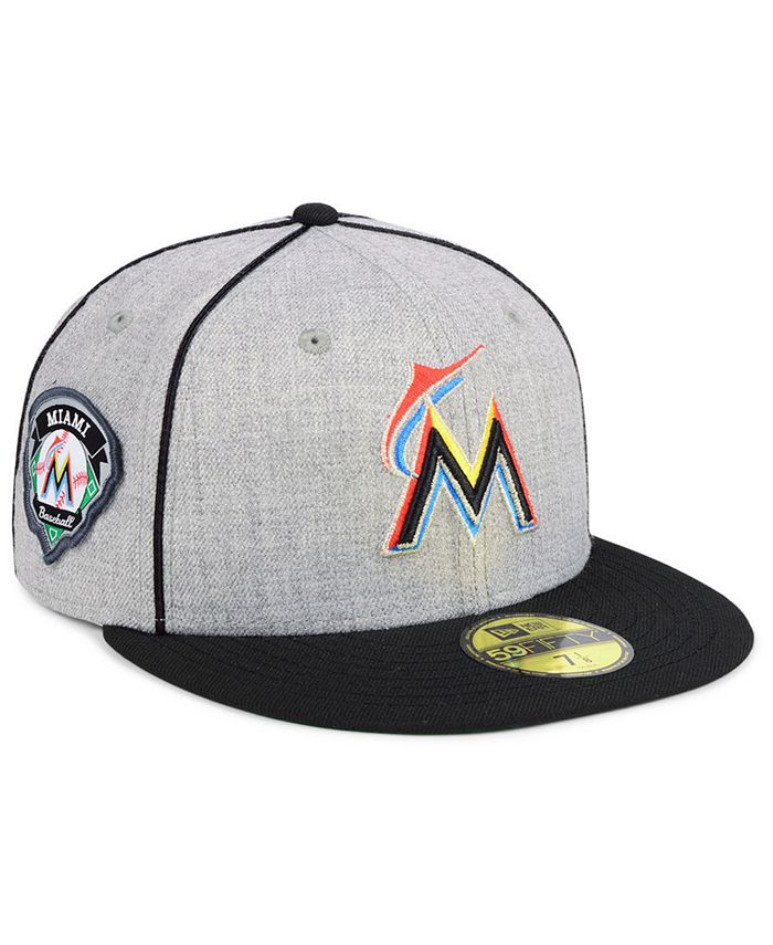 New Era Miami Marlins Stache 59FIFTY FITTED Cap - Macy's