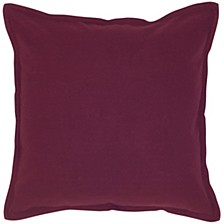 Solid Polyester Filled Decorative Pillow, 20" x 20"