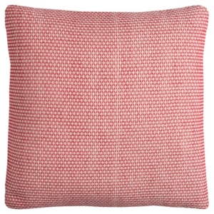 Rizzy Home Geometrical Design Polyester Filled Decorative Pillow, 22" X 22" In Red