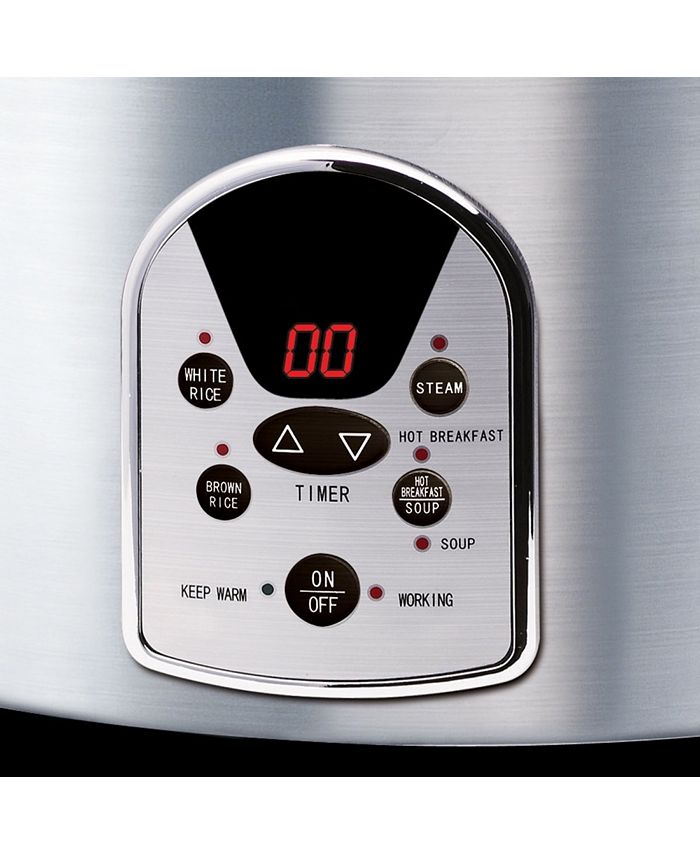 Oster Titanium Infused Duraceramic™ 20Cup Digital Rice Cooker With