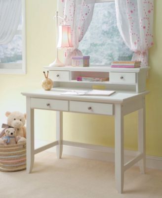 Home Styles - Naples White Student Desk and Hutch