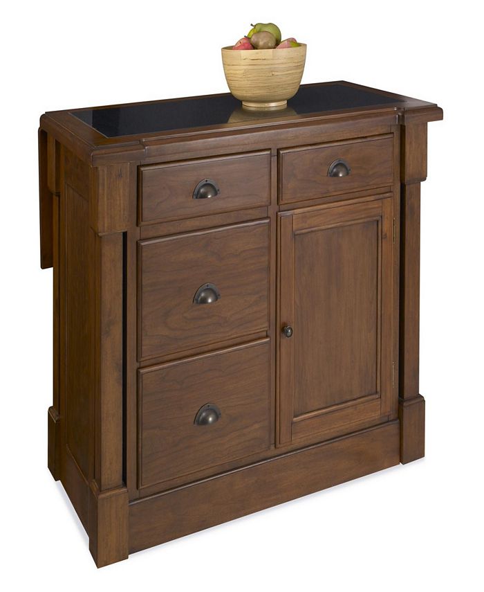 Home Styles Aspen Kitchen Island with Hidden Drop Leaf Macy's