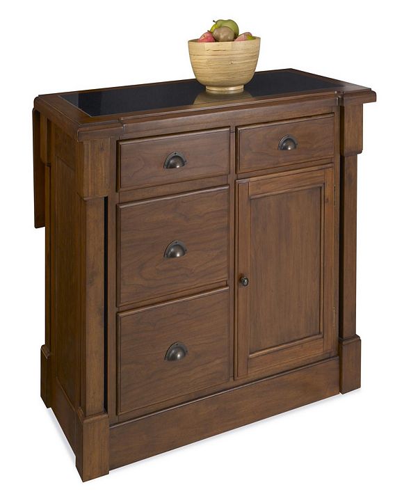 Home Styles Aspen Kitchen Island with Hidden Drop Leaf & Reviews
