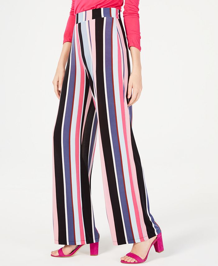 INC International Concepts I.N.C. Striped Wide-Leg Pants, Created for ...
