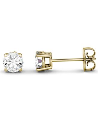 Moissanite Stud Earrings (1 ct. t.w. Diamond Equivalent) in 14k White or Yellow Gold