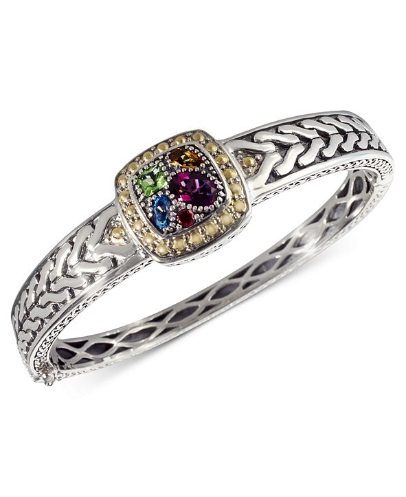 EFFY Collection Balissima by EFFY® Multistone Square Bangle (15/8 ct