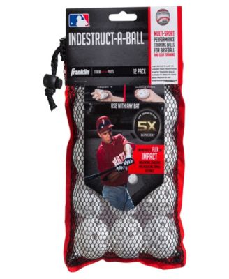 Mlb 5" Indestruct-A-Balls Micro Baseball- White
