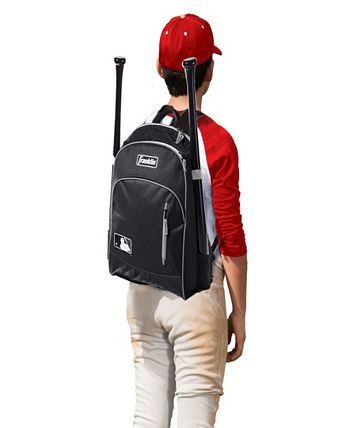 Sac à Dos Franklin Sports Youth Bat Pack - 19x14x7, Noir, Pour Baseball/softball