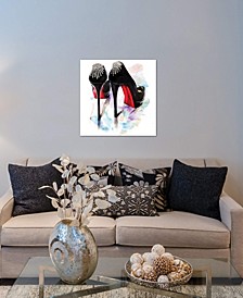 "Christian Louboutin Classic Heels" by Rongrong DeVoe Gallery-Wrapped Canvas Print (26 x 26 x 0.75)