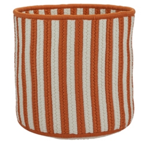 Colonial Mills Baja Stripe Braided Storage Basket