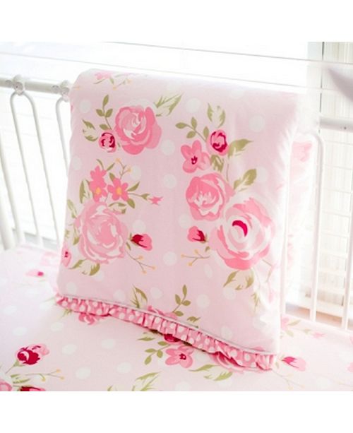 My Baby Sam Rosebud Lane 3pc Crib Bedding Set Reviews