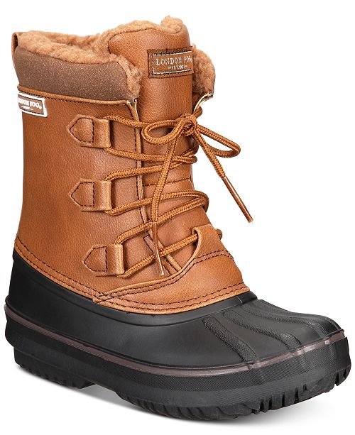 London Fog Little Big Boys Cheshire Duck Boots Reviews All
