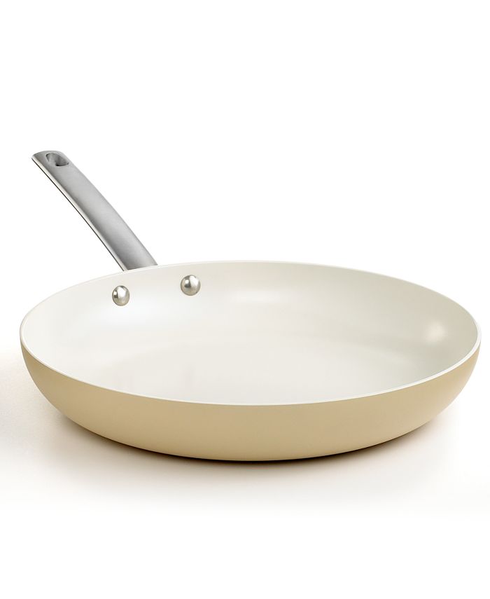 Martha Stewart Collection CLOSEOUT! Enameled Cast Iron 12 Fry Pan, Created  for Macy's - Macy's