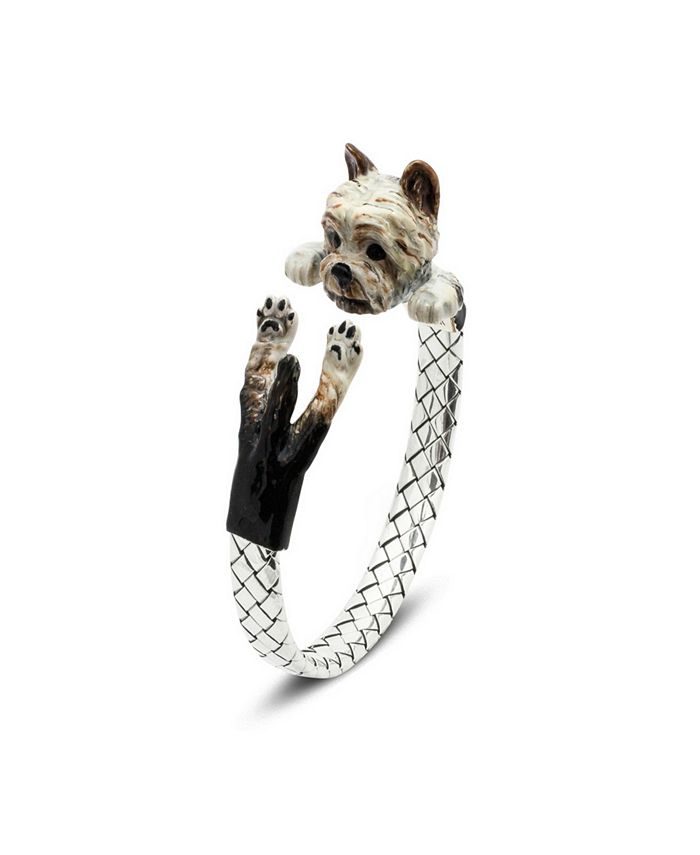 Dog Fever Yorkshire Terrier Adjustable Bracelet in Sterling Silver