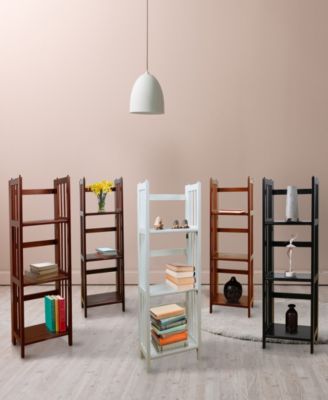 3 - Shelf Folding Bookcase 14" Wide