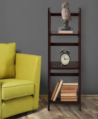 3 - Shelf Folding Bookcase 14" Wide