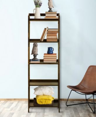 Yu Shan Stratford 5 - Shelf Folding Bookcase