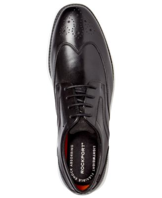 rockport men's garett leather wingtip oxfords