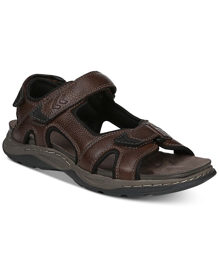 Dr scholl's hotsell leather sandals mens
