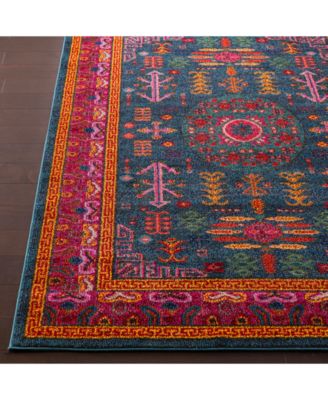 Anika ANI-1005 Teal 7'10" x 10'3" Area Rug