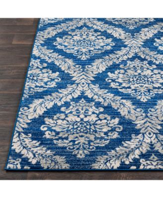 Harput HAP-1032 Dark Blue 7'10" x 10'3" Area Rug