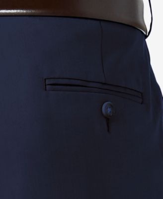 Men's Big & Tall Premium Comfort Stretch Classic-Fit Solid Pleated Dress Pants