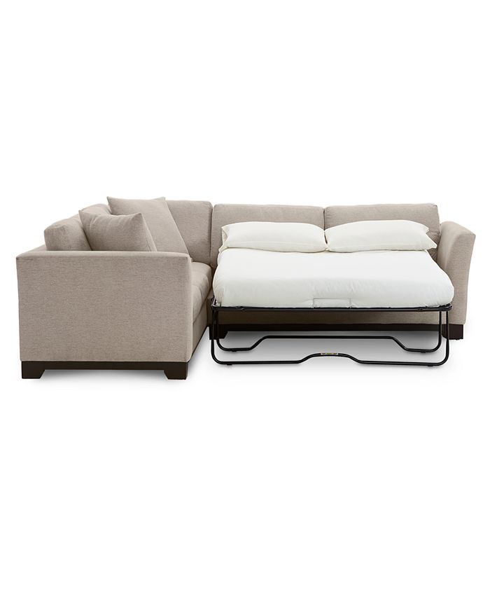 Furniture Elliot II 108" Fabric 2Pc. Sleeper Sofa Sectional, Created