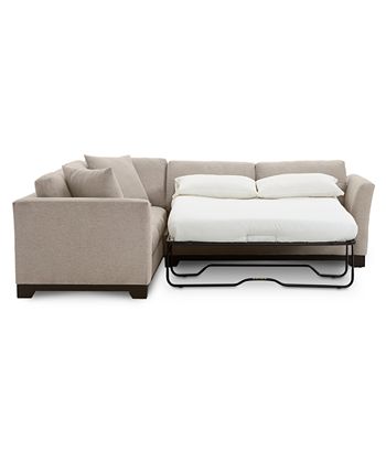 Furniture - Elliot II 108" Fabric 2-Pc. Sleeper Sofa Sectional