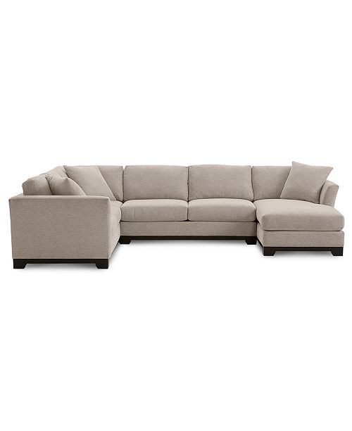 Furniture Elliot Ii 138 Fabric 3 Pc Chaise Sectional Created