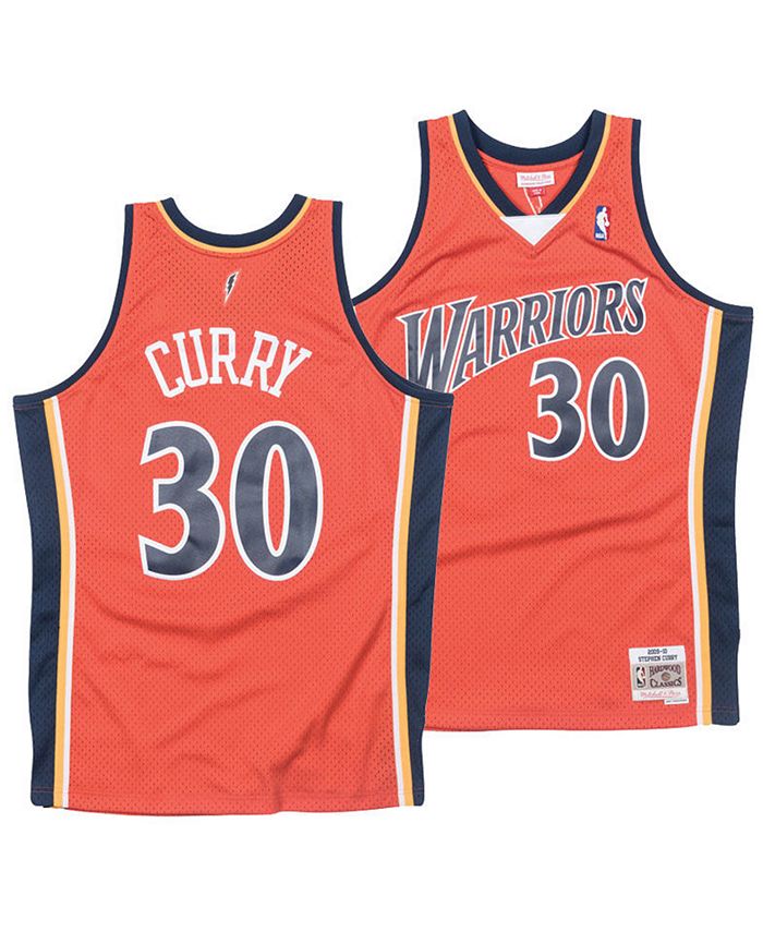 Mitchell & Ness Men's Stephen Curry Golden State Warriors Hardwood ...