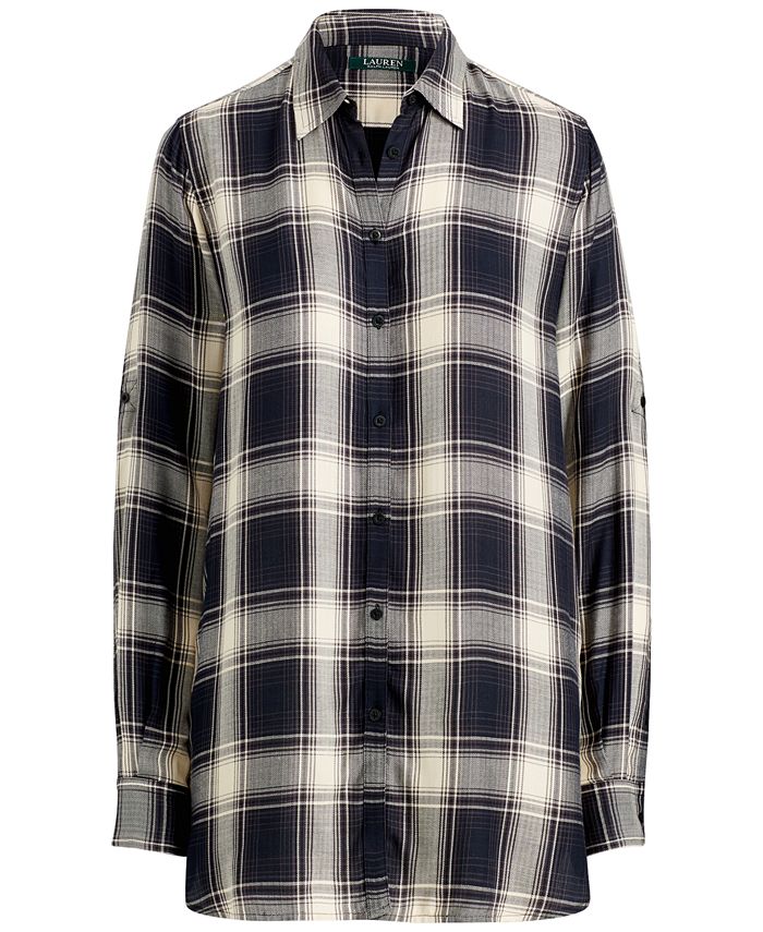 Lauren Ralph Lauren Plaid Twill Shirt Macy's