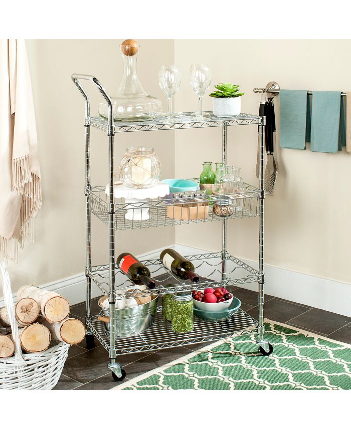 Safavieh Zoe Coffee Table Storage Trunk With Wine Rack Macy's