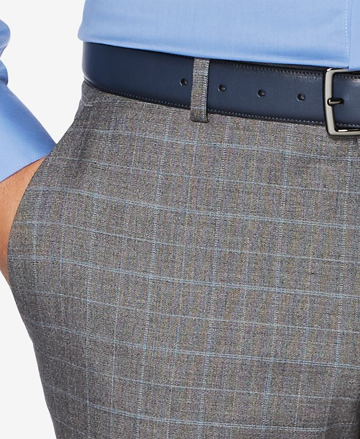 Perry Ellis Portfolio Men's SlimFit Performance Stretch Check Dress