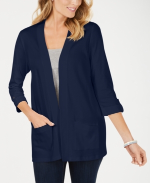 Karen Scott Cotton Cozy Cardigan Created for Macy's