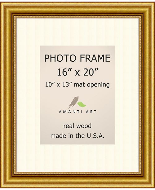 Amanti Art Townhouse Gold 16 X 20 Matted To 10 X 13 Opening